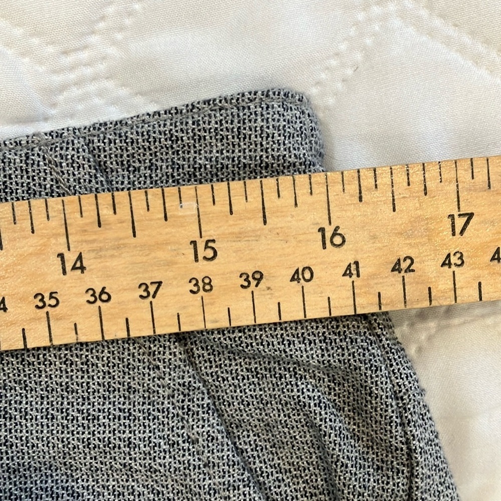 CKS Women’s W32L32.25” tweed like Gray cotton blend Trousers - Picture 10 of 16